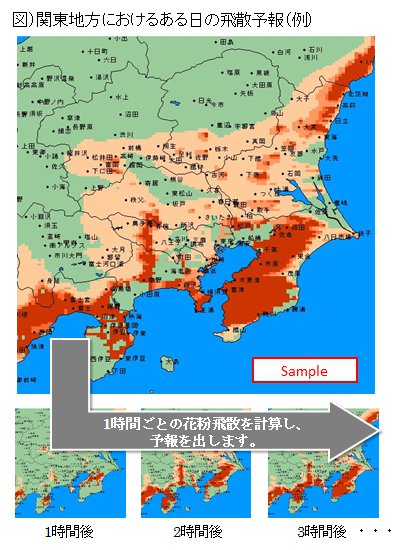 AI花粉予報イメージ